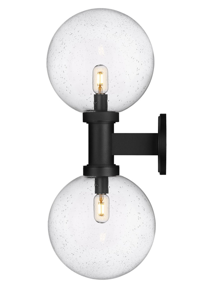Z-Lite Lighting 599B2-BK Modern Laurent Outdoor Black