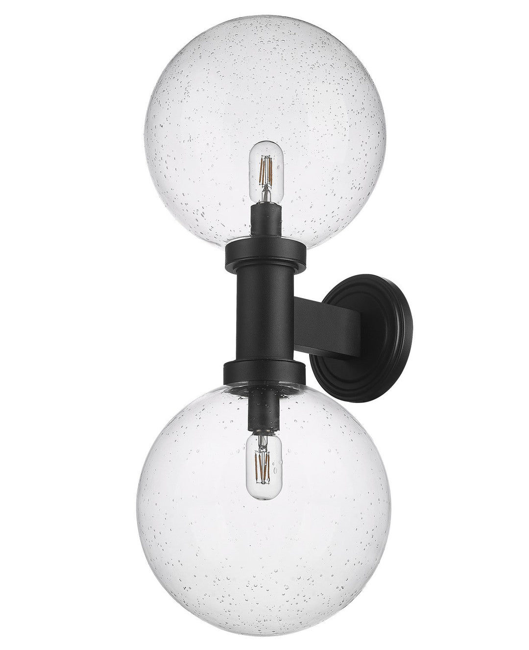 Z-Lite Lighting 599B2-BK Modern Laurent Outdoor Black