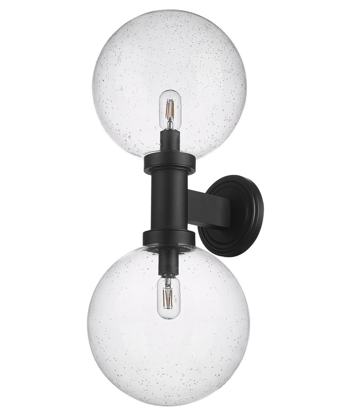 Z-Lite Lighting 599B2-BK Modern Laurent Outdoor Black