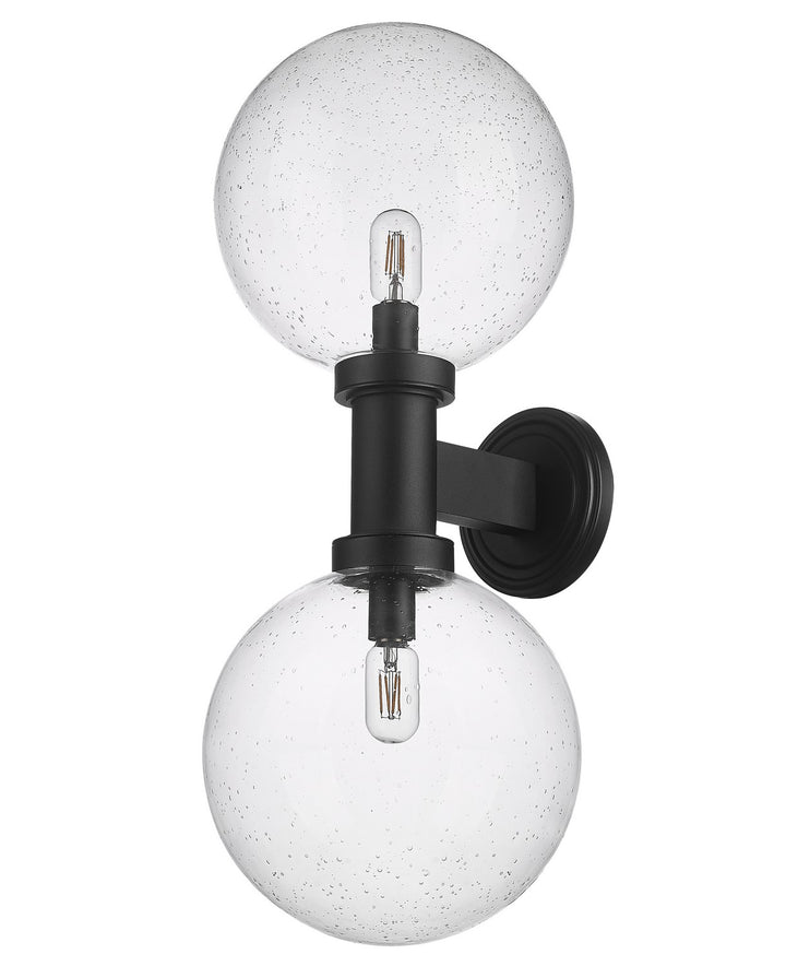 Z-Lite Lighting 599B2-BK Modern Laurent Outdoor Black