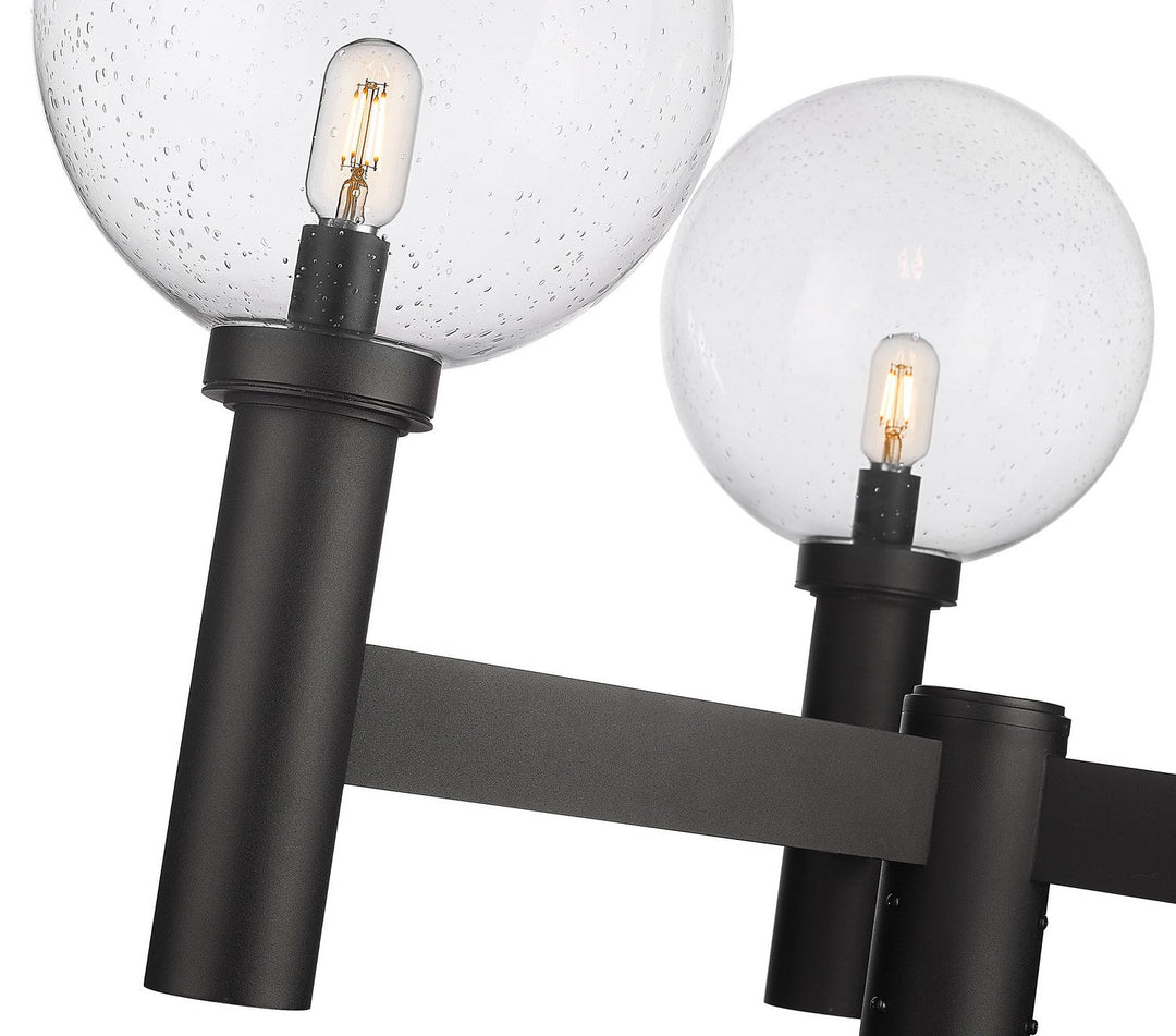 Z-Lite Lighting 599BP3-BK Modern Laurent Outdoor Black