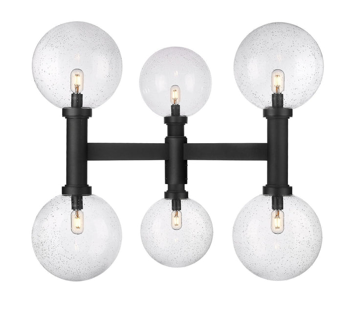 Z-Lite Lighting 599BP6-BK Modern Laurent Outdoor Black