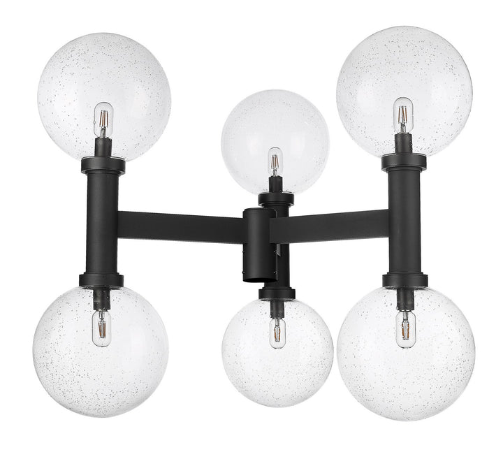 Z-Lite Lighting 599BP6-BK Modern Laurent Outdoor Black