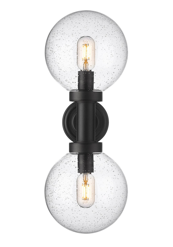Z-Lite Lighting 599M2-BK Modern Laurent Outdoor Black
