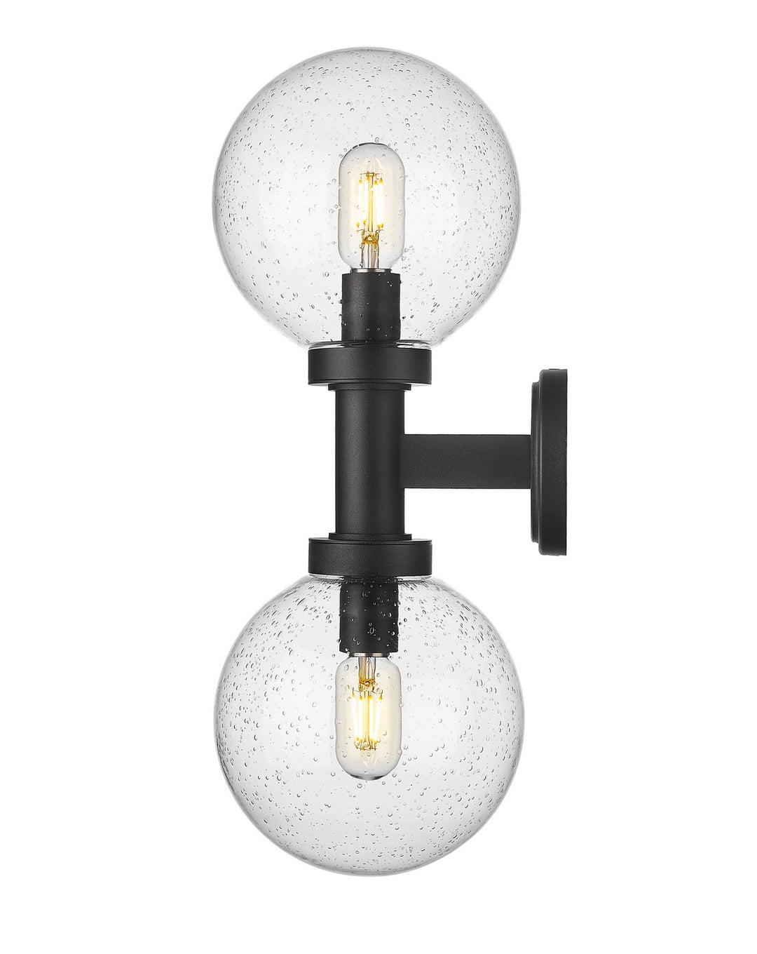 Z-Lite Lighting 599M2-BK Modern Laurent Outdoor Black