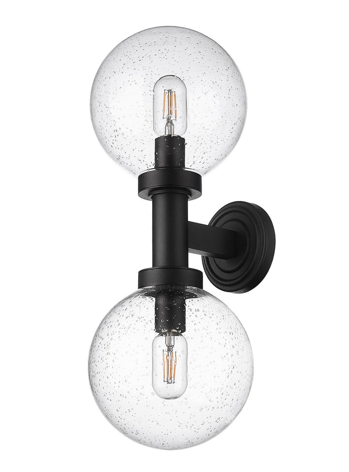 Z-Lite Lighting 599M2-BK Modern Laurent Outdoor Black