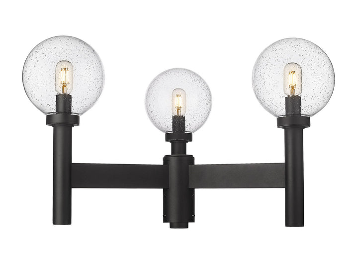 Z-Lite Lighting 599MP3-BK Modern Laurent Outdoor Black