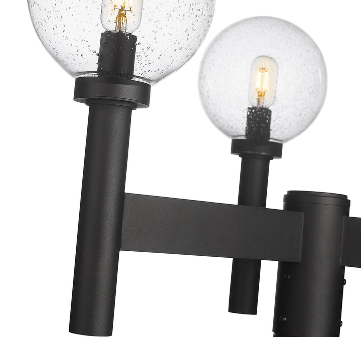 Z-Lite Lighting 599MP3-BK Modern Laurent Outdoor Black