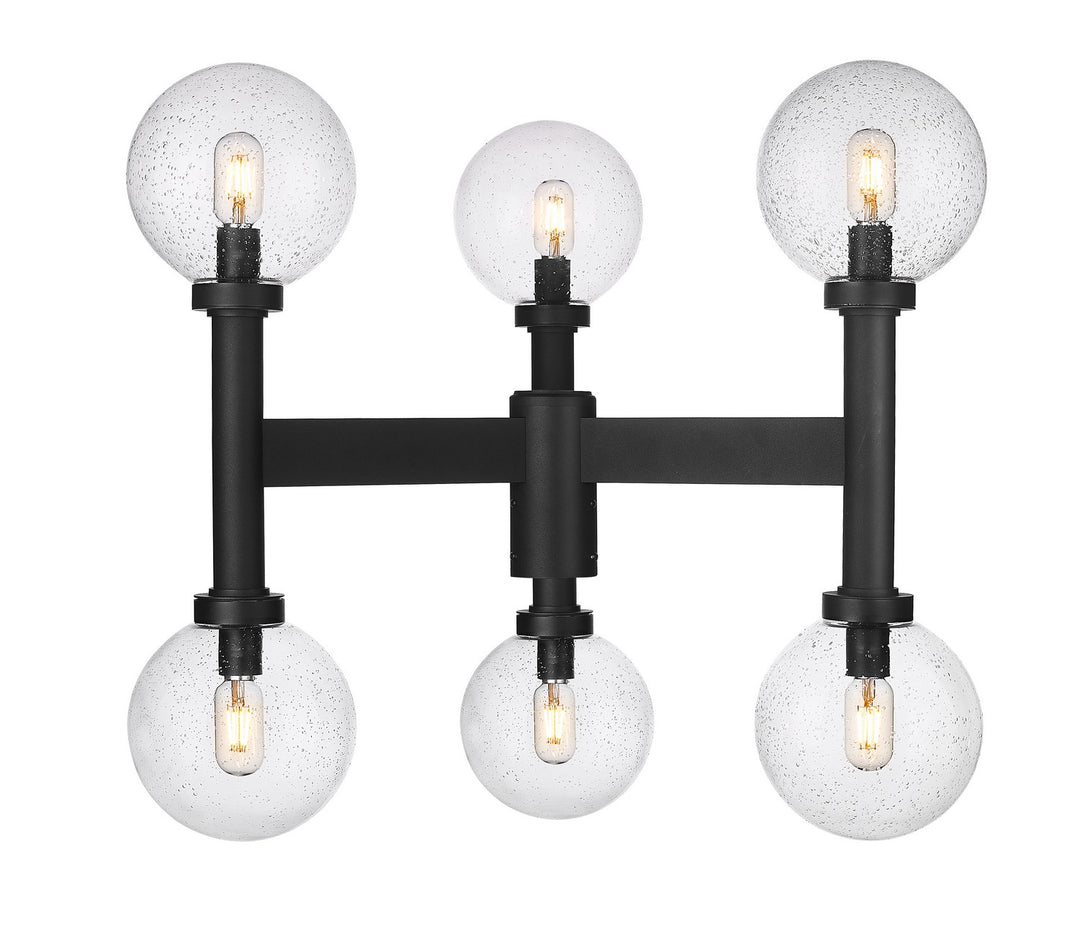 Z-Lite Lighting 599MP6-BK Modern Laurent Outdoor Black