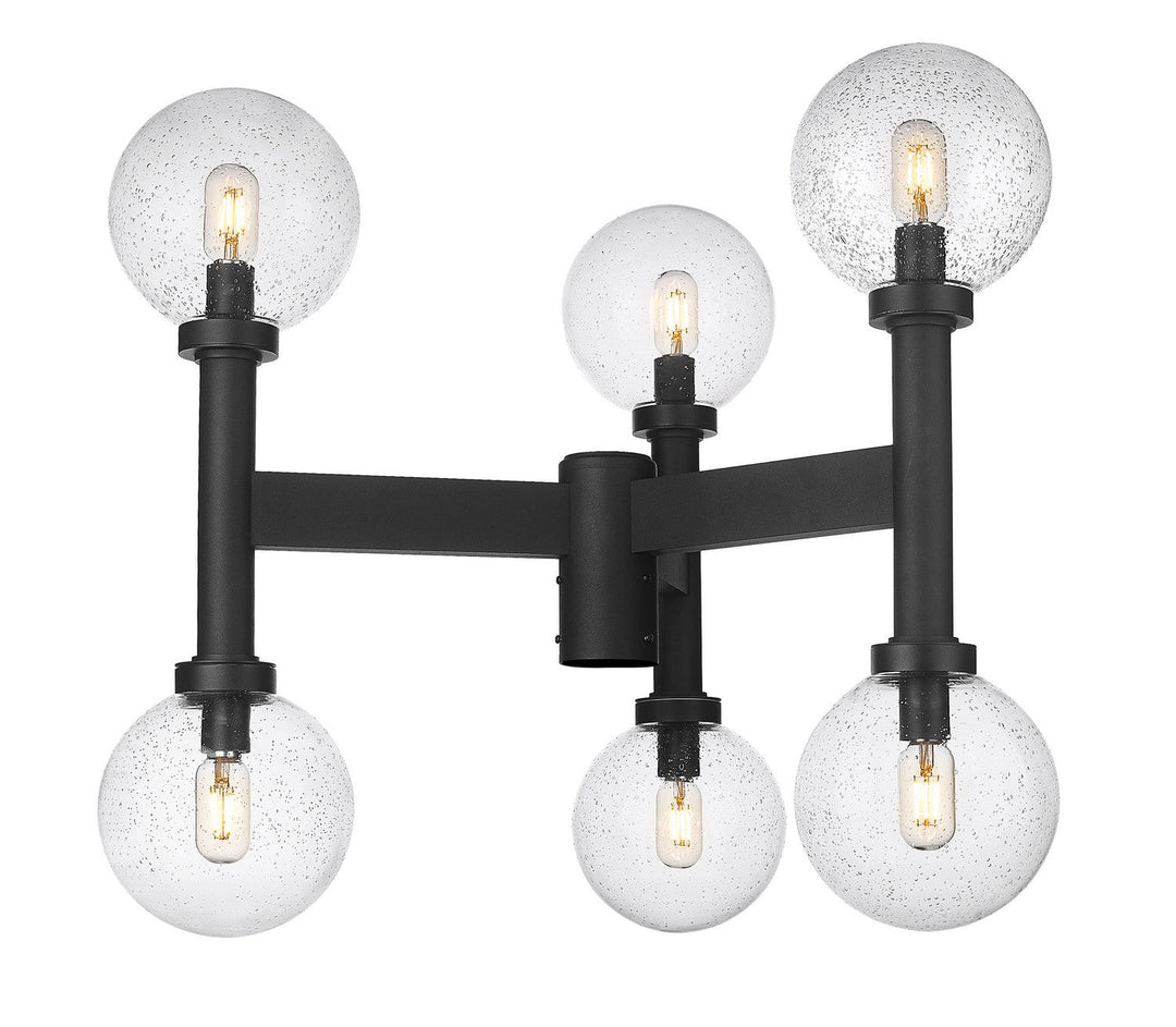 Z-Lite Lighting 599MP6-BK Modern Laurent Outdoor Black