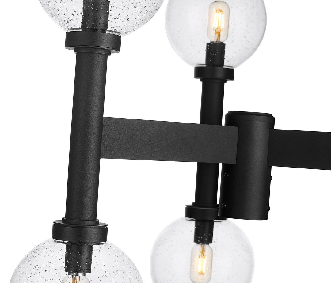 Z-Lite Lighting 599MP6-BK Modern Laurent Outdoor Black