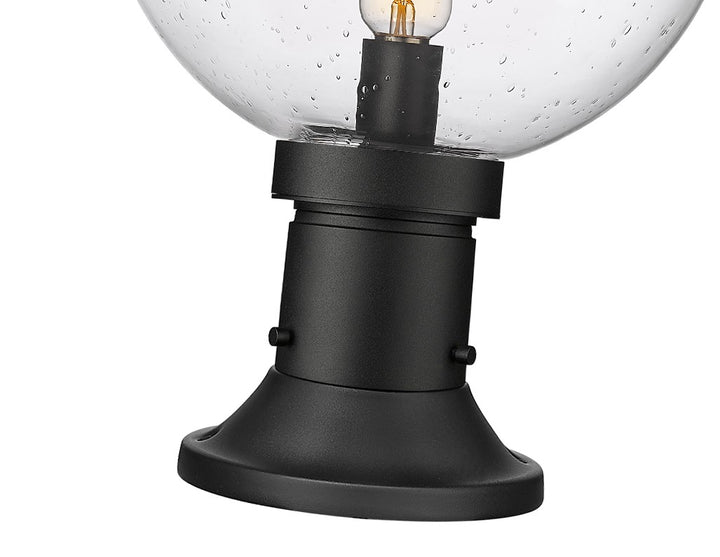 Z-Lite Lighting 599PHB-553PM-BK Modern Laurent Outdoor Black