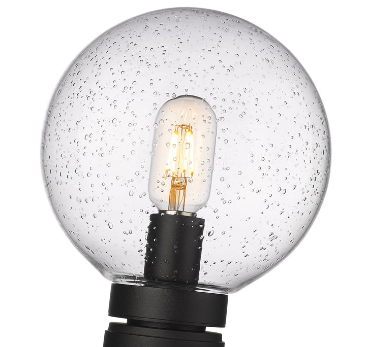 Z-Lite Lighting 599PHM-BK Modern Laurent Outdoor Black