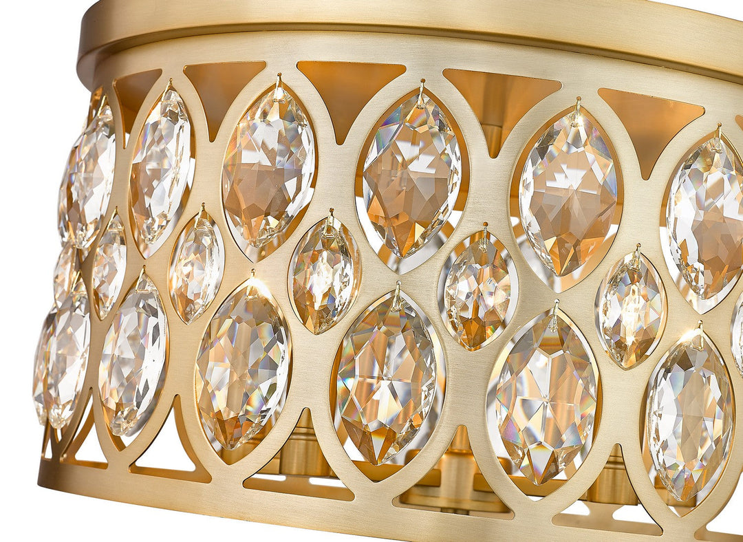 Z-Lite Dealey 6010F18HB Ceiling Light - Heirloom Brass