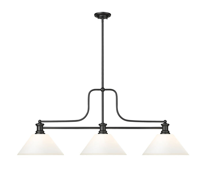 Z-Lite Melange 725-3MB-AMO14 Pendant Light - Matte Black