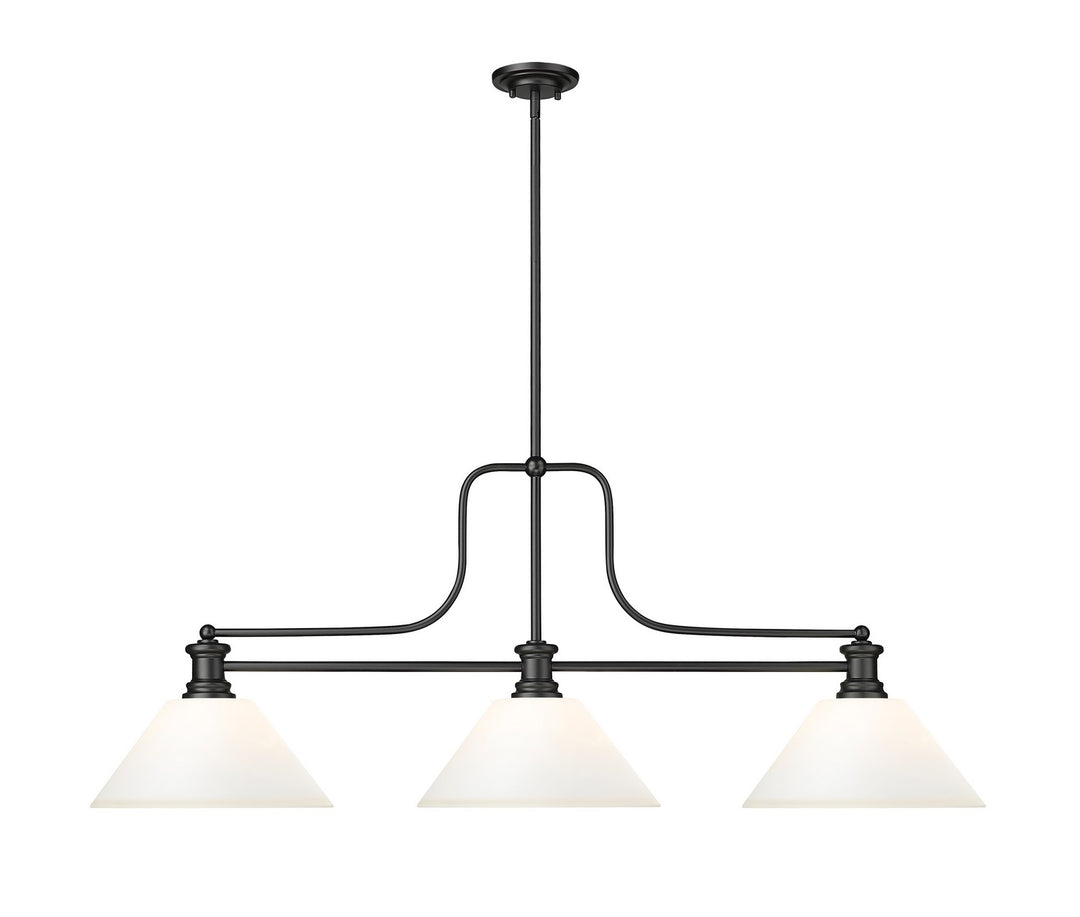 Z-Lite Melange 725-3MB-AMO14 Pendant Light - Matte Black