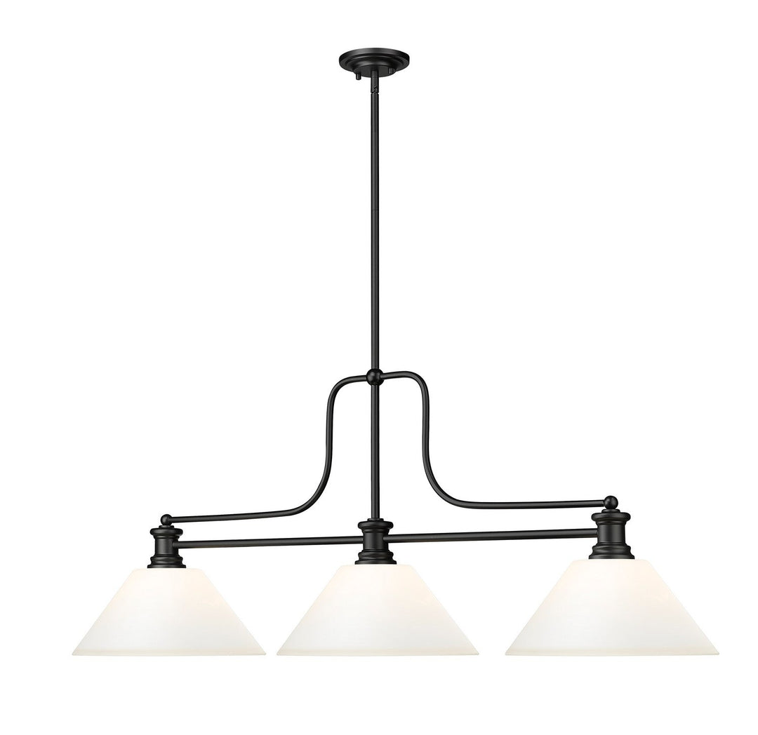 Z-Lite Melange 725-3MB-AMO14 Pendant Light - Matte Black