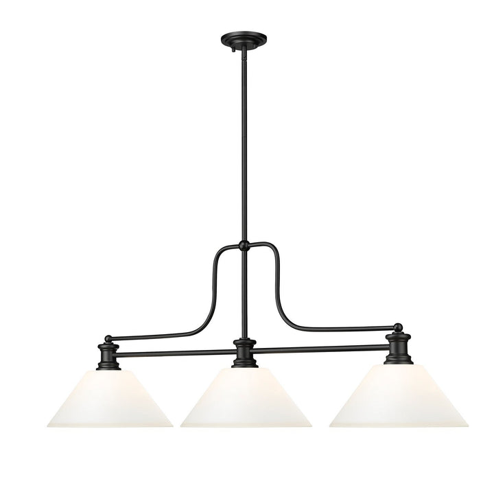 Z-Lite Melange 725-3MB-AMO14 Pendant Light - Matte Black