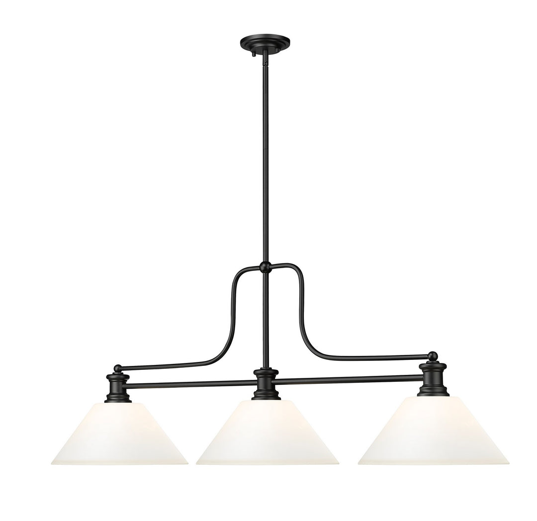 Z-Lite Melange 725-3MB-AMO14 Pendant Light - Matte Black
