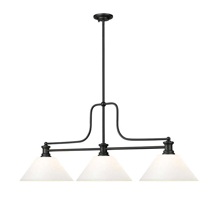 Z-Lite Melange 725-3MB-AMO14 Pendant Light - Matte Black