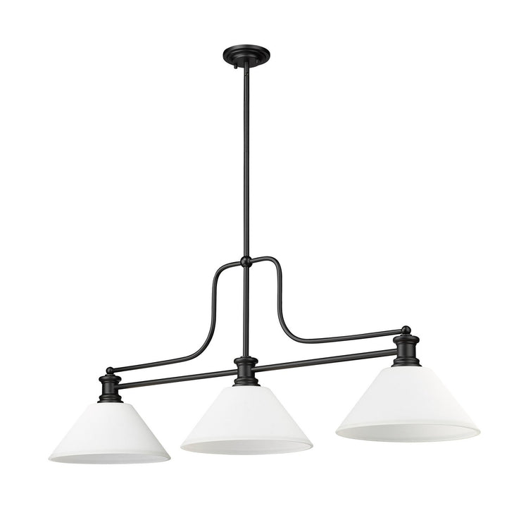Z-Lite Melange 725-3MB-AMO14 Pendant Light - Matte Black