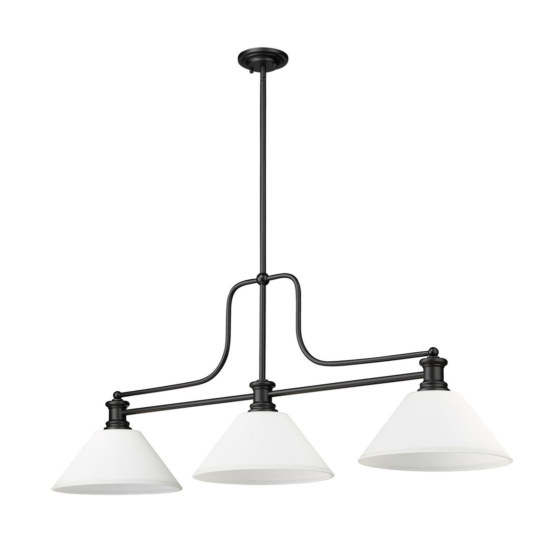 Z-Lite Melange 725-3MB-AMO14 Pendant Light - Matte Black