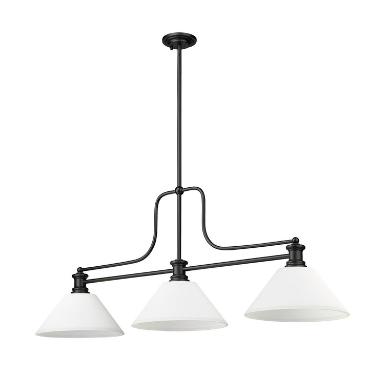 Z-Lite Melange 725-3MB-AMO14 Pendant Light - Matte Black