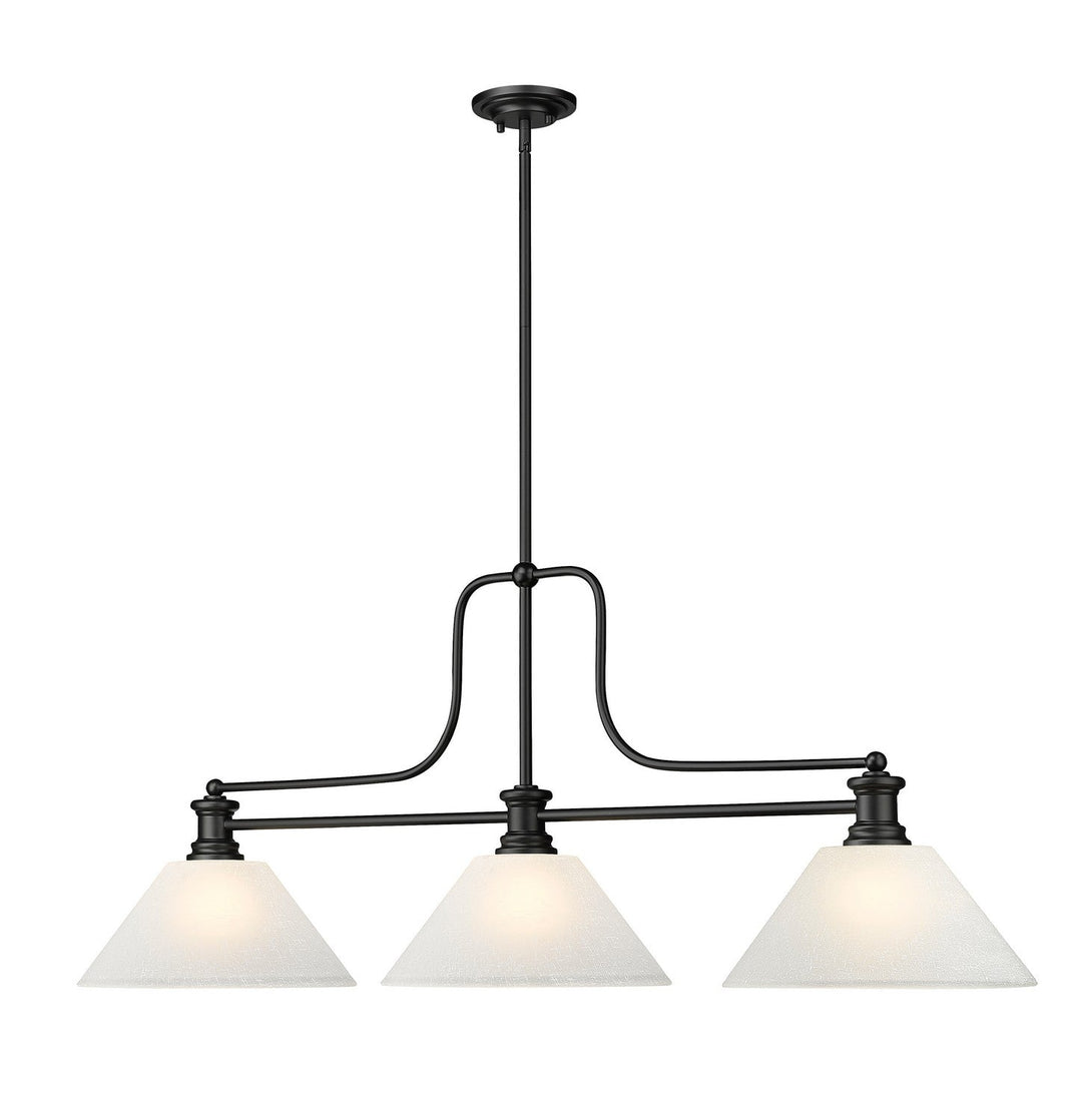 Z-Lite Melange 725-3MB-AWL14 Pendant Light - Matte Black
