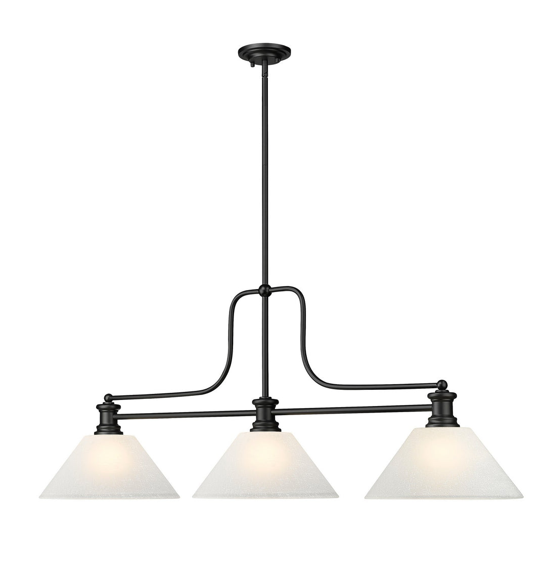 Z-Lite Melange 725-3MB-AWL14 Pendant Light - Matte Black