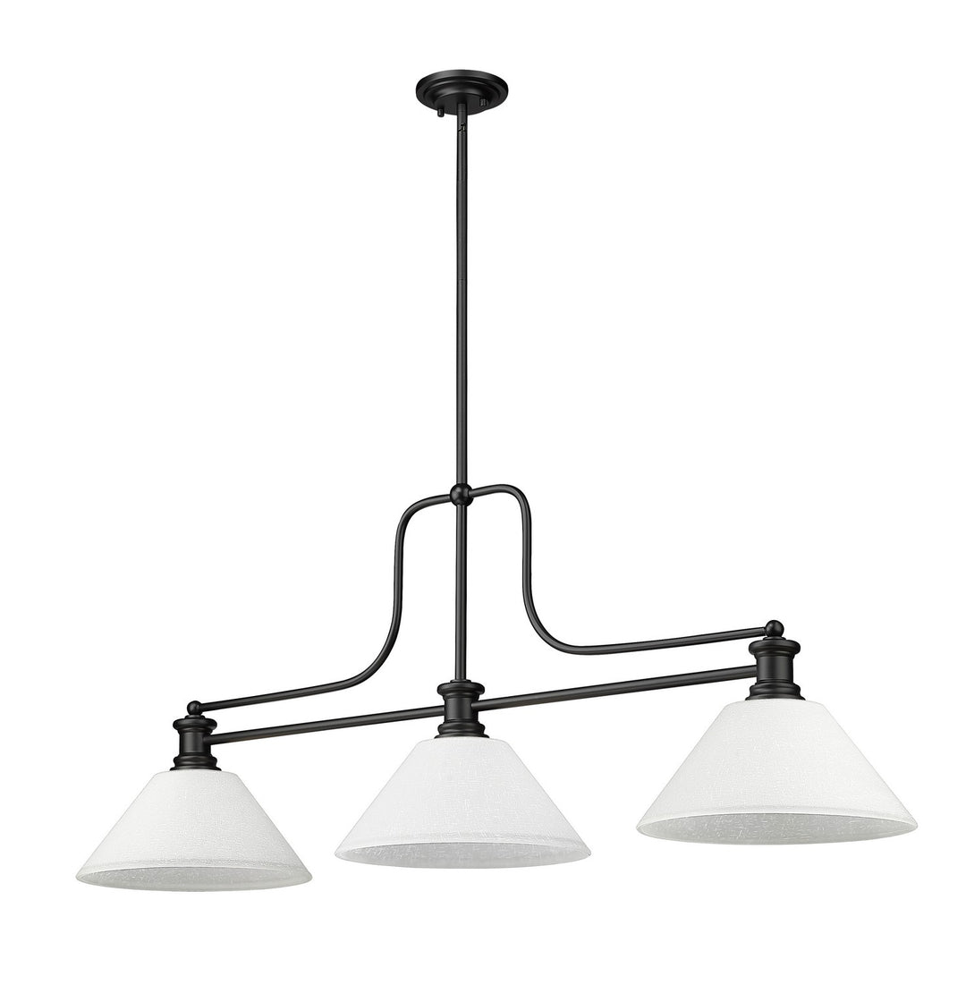 Z-Lite Melange 725-3MB-AWL14 Pendant Light - Matte Black