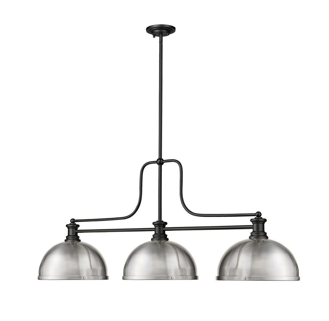 Z-Lite Melange 725-3MB-D12BN Pendant Light - Matte Black