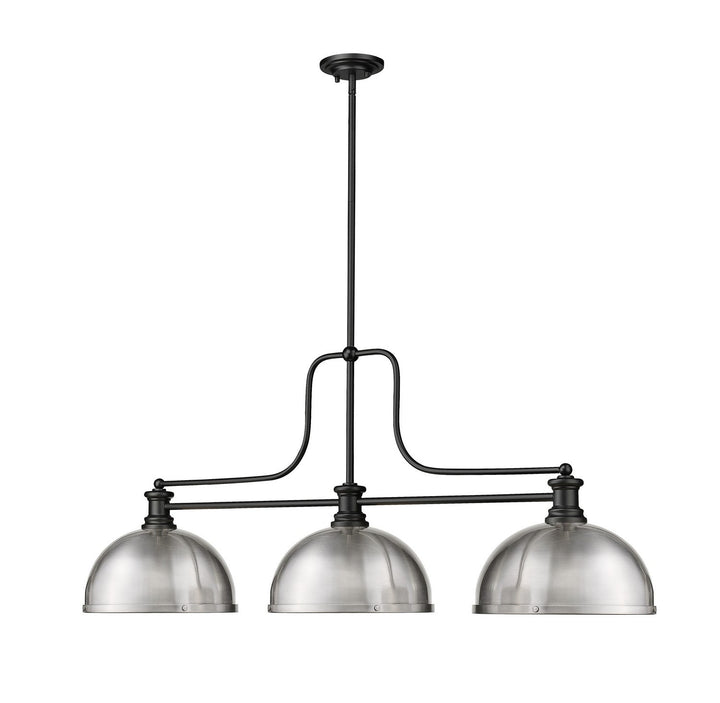 Z-Lite Melange 725-3MB-D12BN Pendant Light - Matte Black