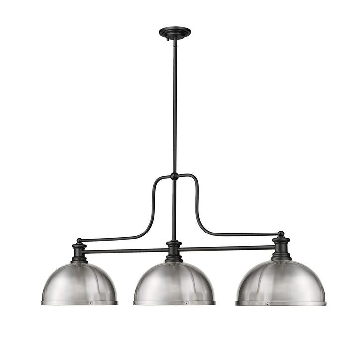 Z-Lite Melange 725-3MB-D12BN Pendant Light - Matte Black