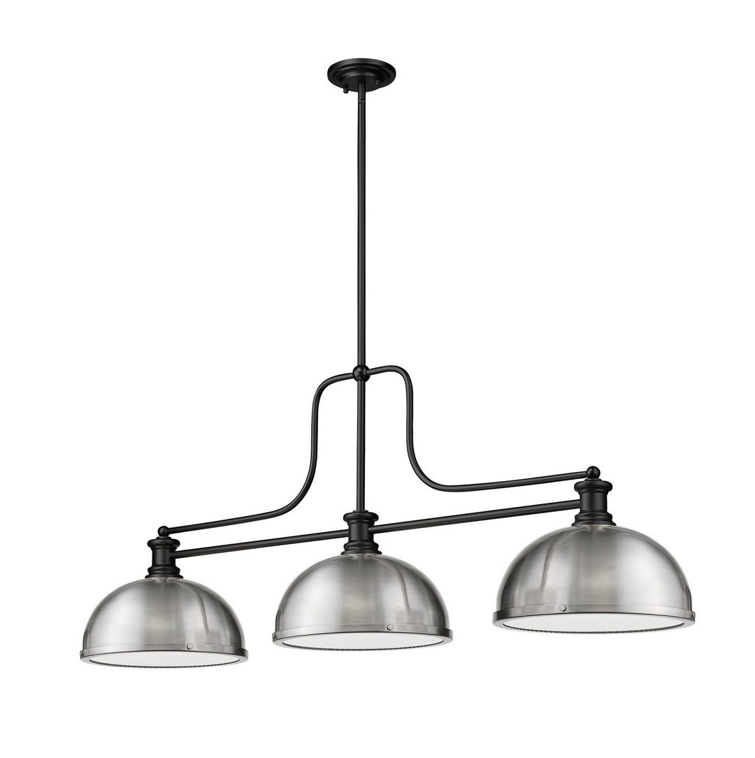 Z-Lite Melange 725-3MB-D12BN Pendant Light - Matte Black