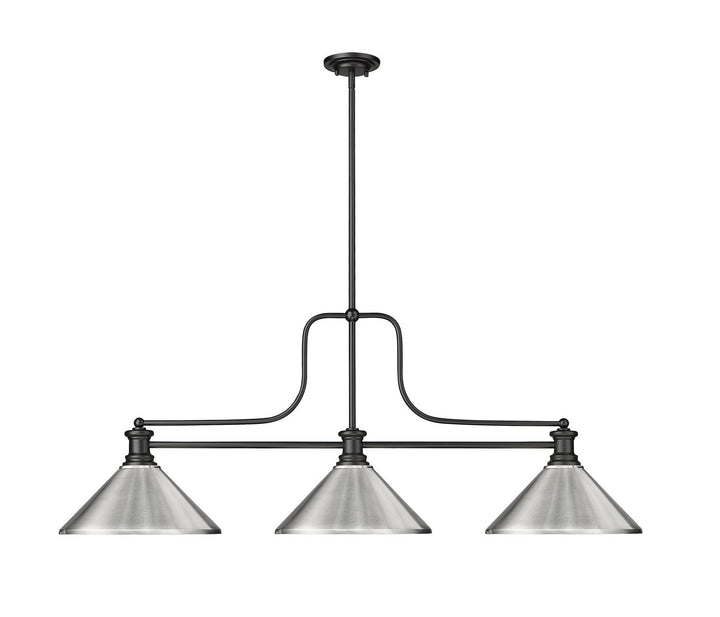 Z-Lite Melange 725-3MB-MBN Pendant Light - Matte Black