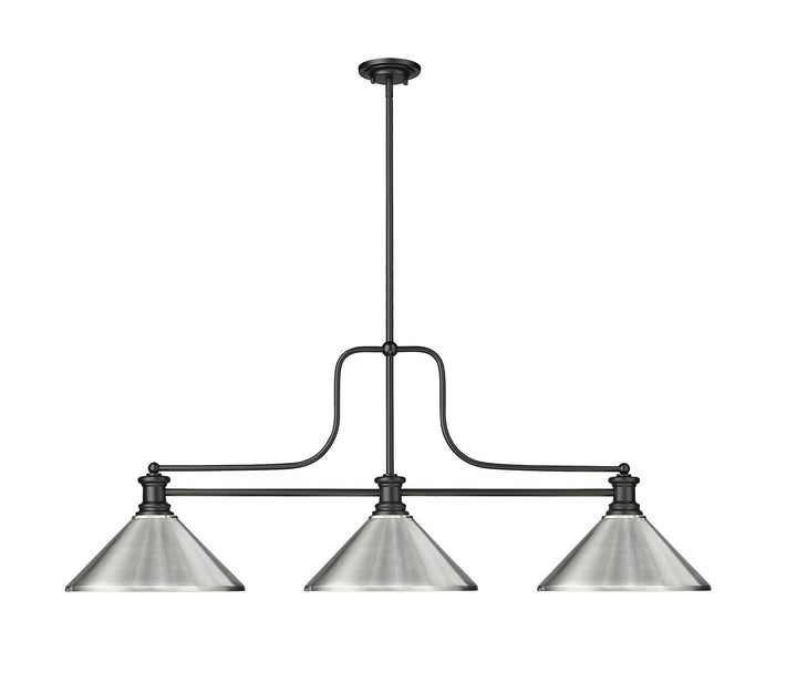 Z-Lite Melange 725-3MB-MBN Pendant Light - Matte Black