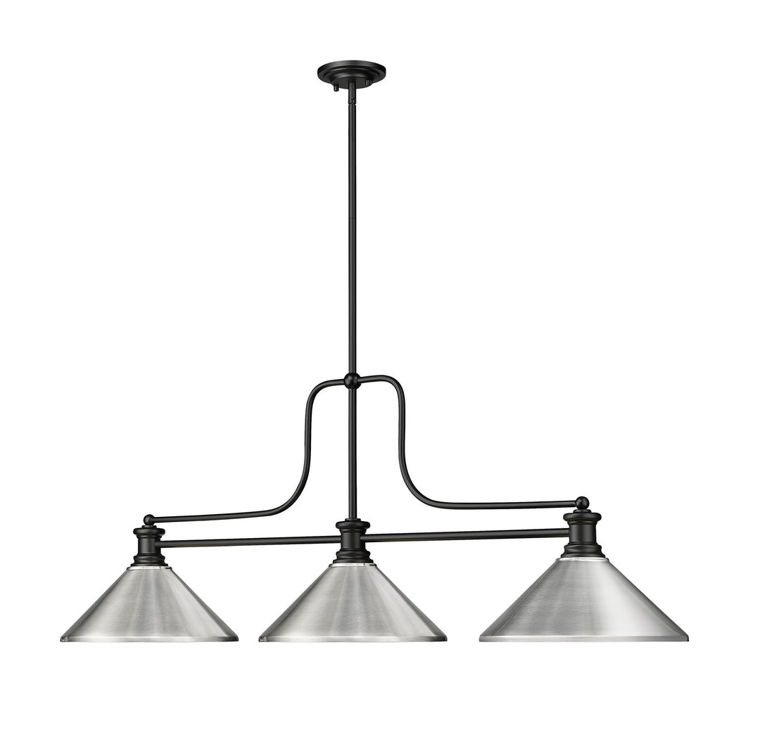 Z-Lite Melange 725-3MB-MBN Pendant Light - Matte Black