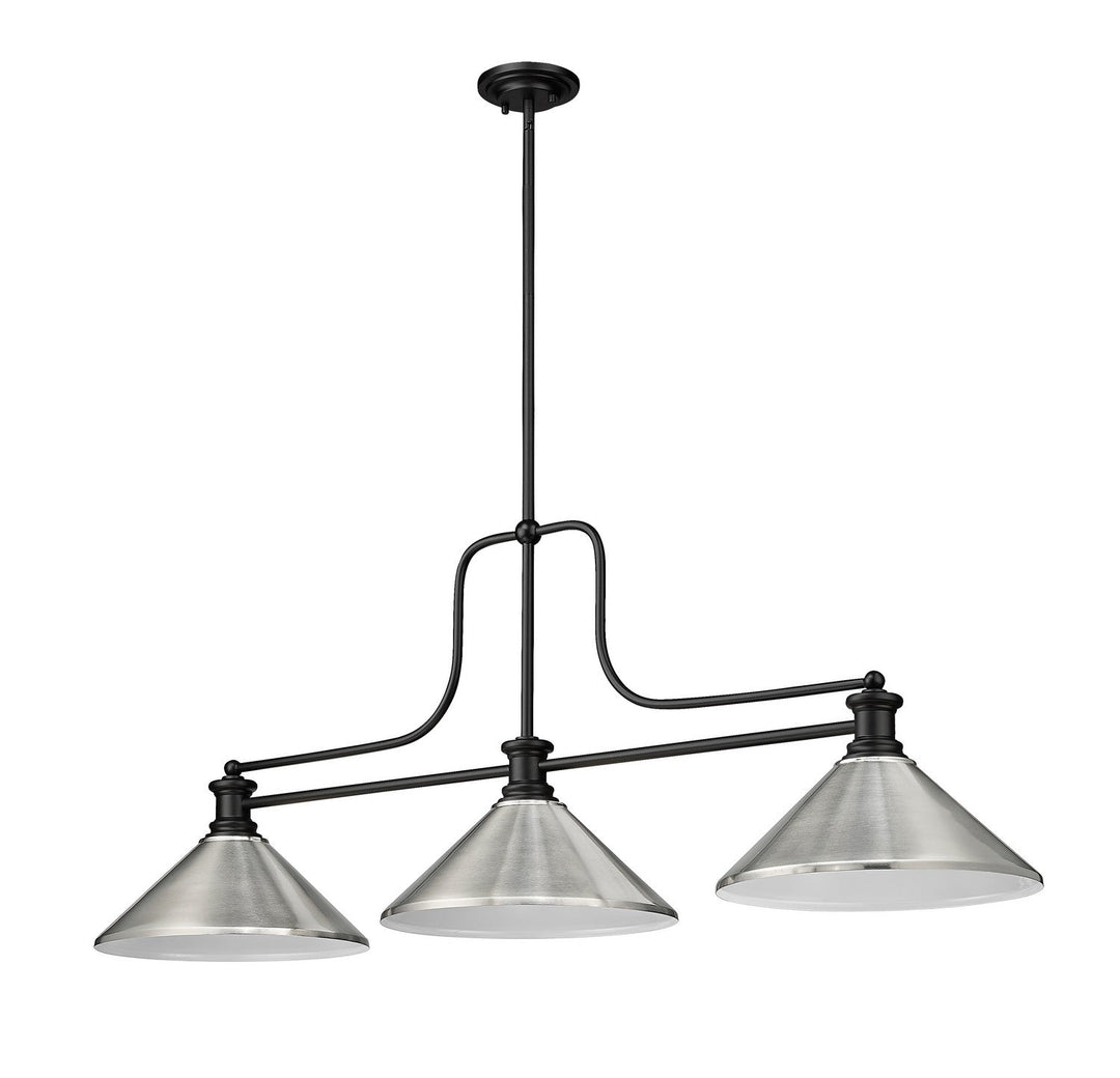 Z-Lite Melange 725-3MB-MBN Pendant Light - Matte Black