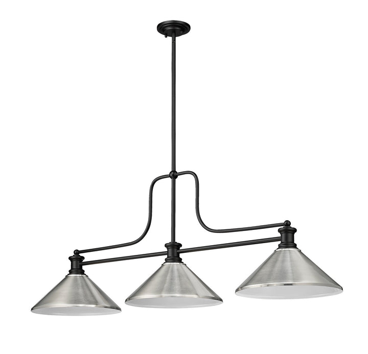 Z-Lite Melange 725-3MB-MBN Pendant Light - Matte Black