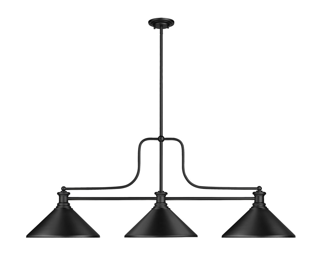 Z-Lite Melange 725-3MB-MMB Pendant Light - Matte Black