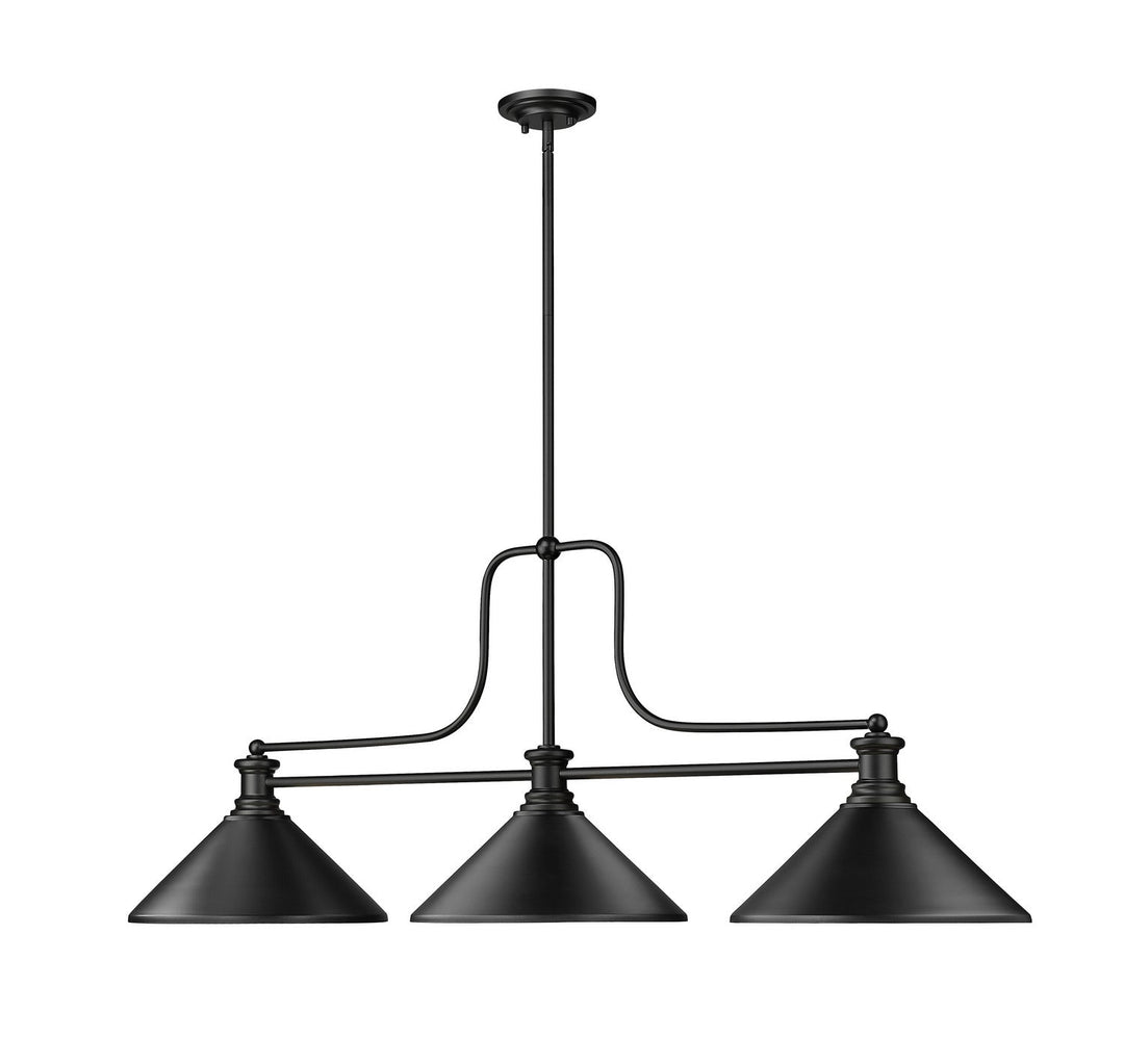 Z-Lite Melange 725-3MB-MMB Pendant Light - Matte Black