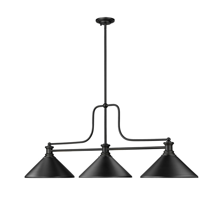 Z-Lite Melange 725-3MB-MMB Pendant Light - Matte Black