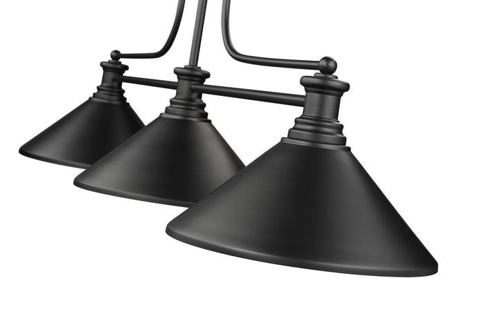 Z-Lite Melange 725-3MB-MMB Pendant Light - Matte Black