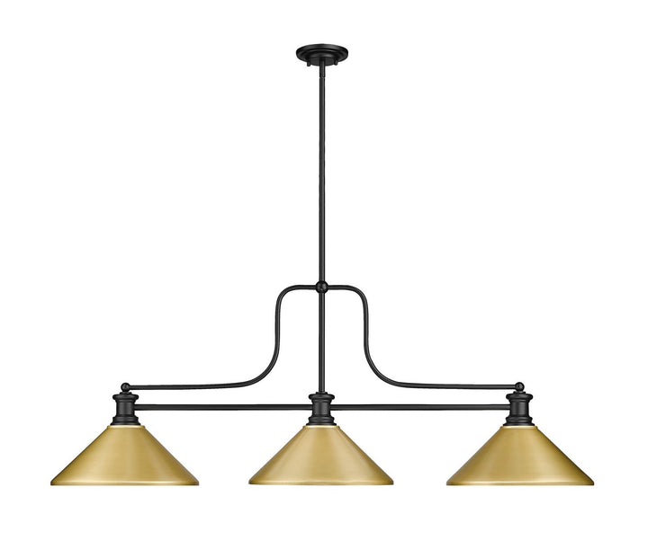 Z-Lite Melange 725-3MB-MSG Pendant Light - Matte Black