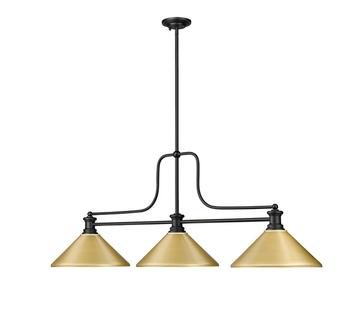 Z-Lite Melange 725-3MB-MSG Pendant Light - Matte Black