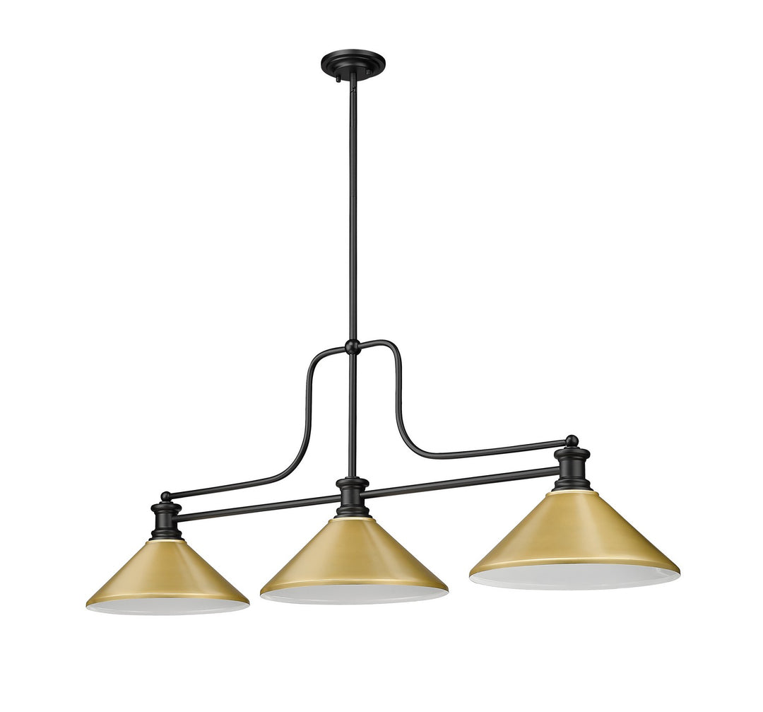 Z-Lite Melange 725-3MB-MSG Pendant Light - Matte Black