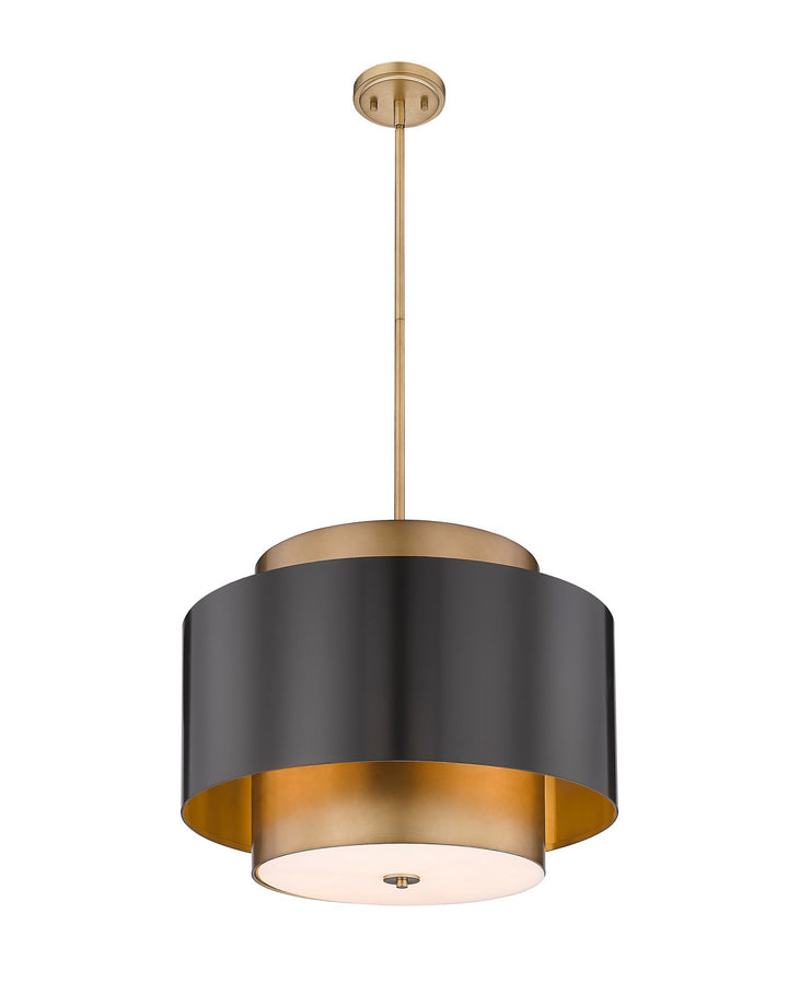 Z-Lite Harlech 739P24-BRZ-RB Pendant Light - Bronze / Rubbed Brass