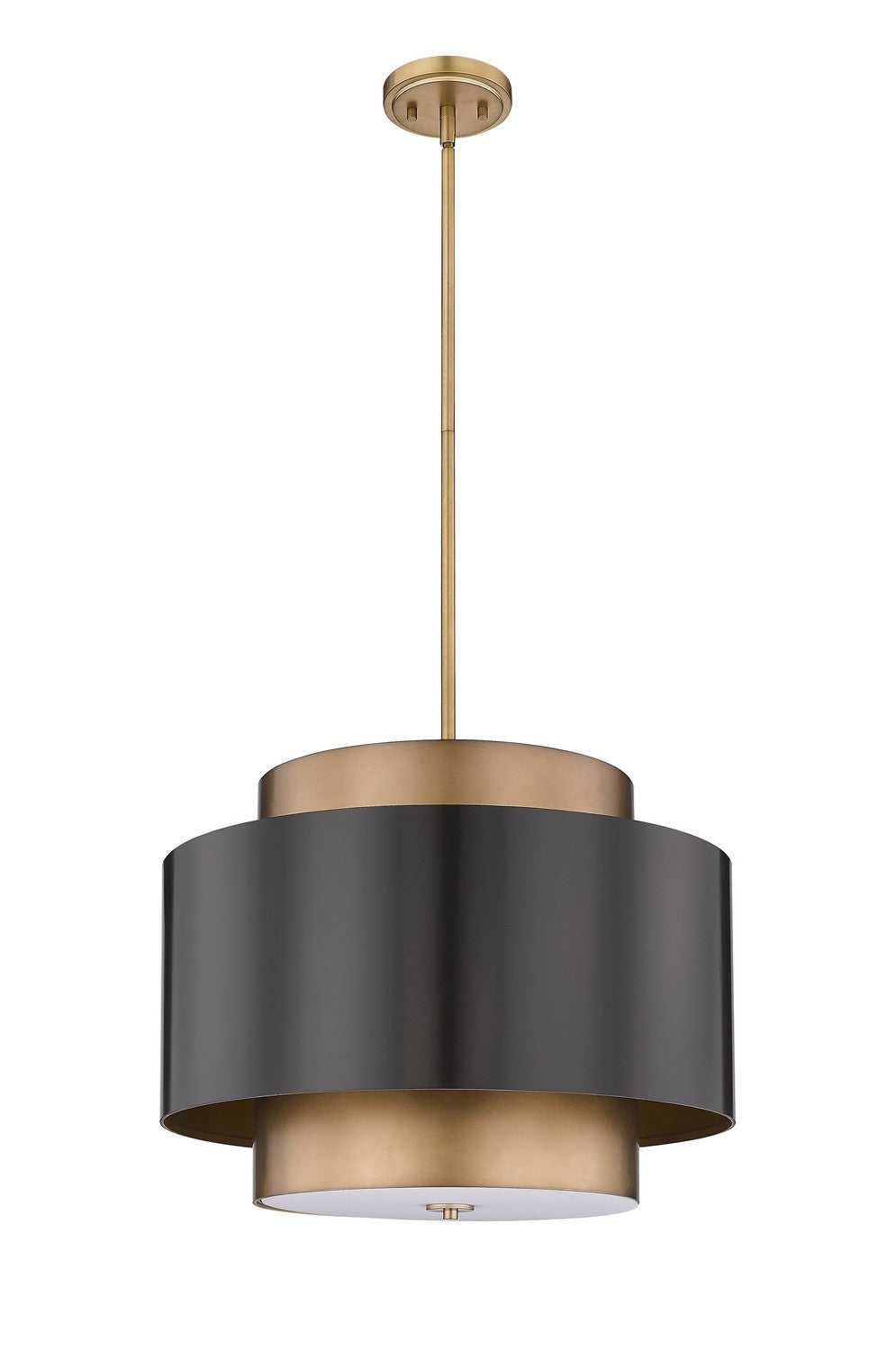 Z-Lite Harlech 739P24-BRZ-RB Pendant Light - Bronze / Rubbed Brass