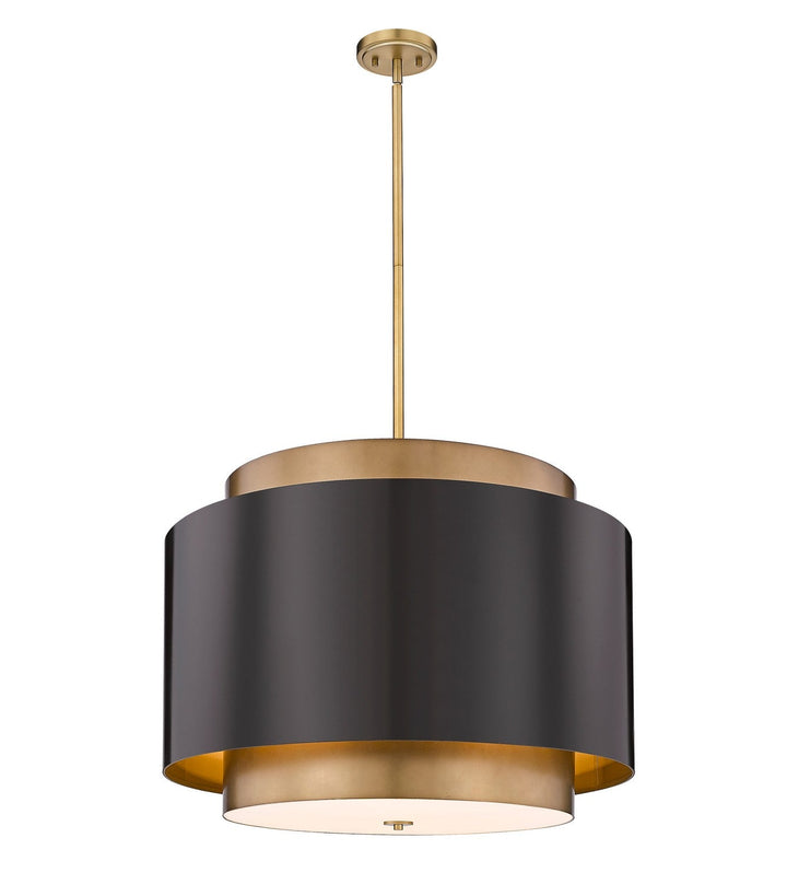 Z-Lite Harlech 739P32-BRZ-RB Pendant Light - Bronze / Rubbed Brass