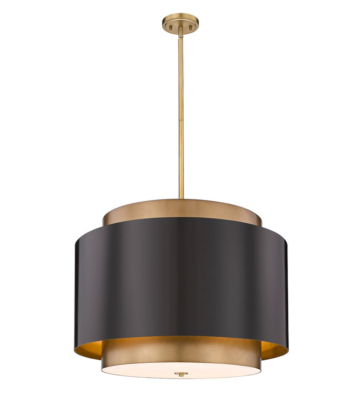 Z-Lite Harlech 739P32-BRZ-RB Pendant Light - Bronze / Rubbed Brass